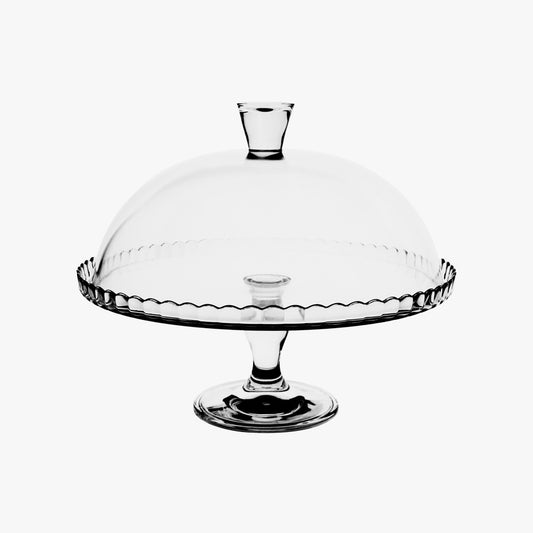 Prato para Bolos com pé PATISSERIE com Cúpula D.32,5cm