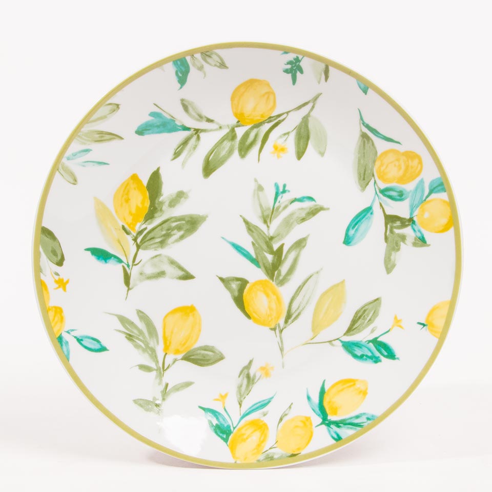 LEMON 18-piece dinnerware set