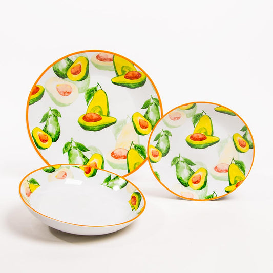 Serviço de Loiça de 18 peças AVOCADO