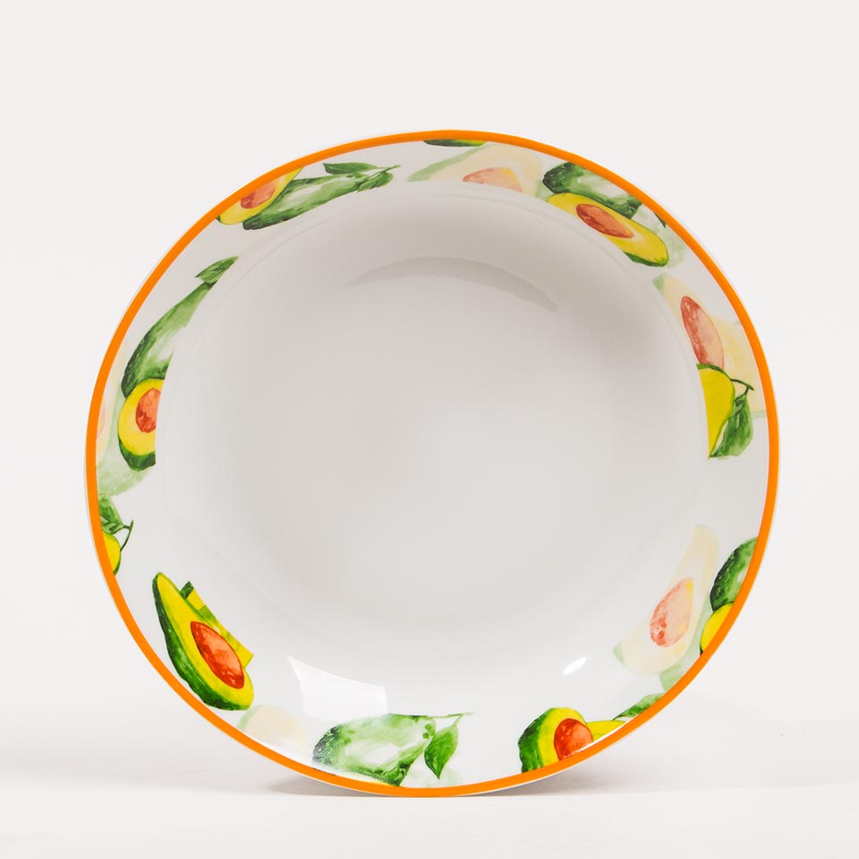 AVOCADO 18-Piece Dinnerware Set