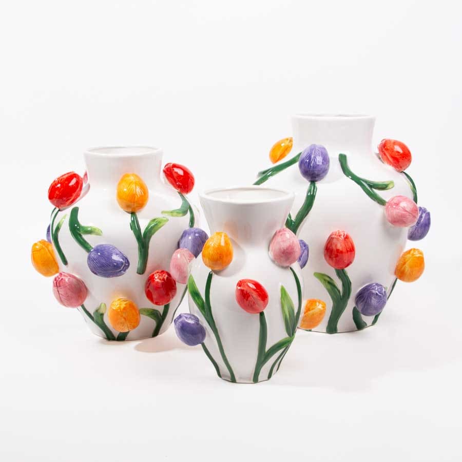 VETRO BUTTIGLIA Vase Gray D.24x40cm