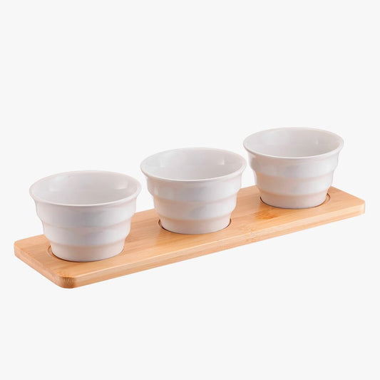 Set para Aperitivos NILVO Branco