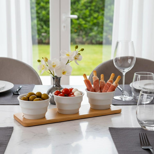 Set para Aperitivos NILVO Branco
