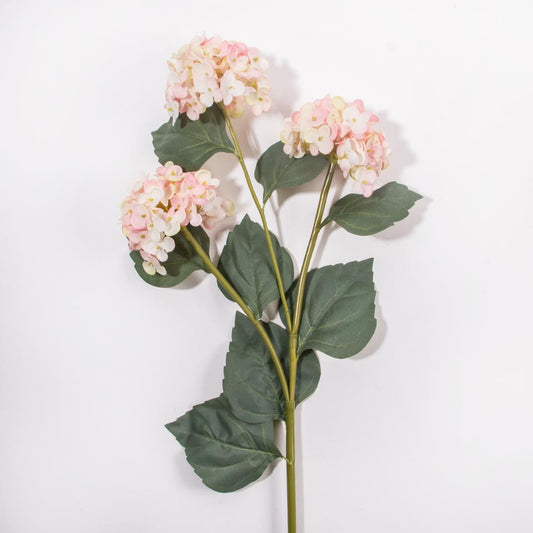 flor hortênsia artificial cor de rosa