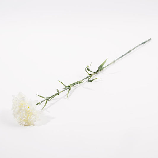 Artificial Flower CARNATION White H.66cm