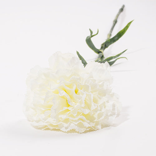 Artificial Flower CARNATION White H.66cm
