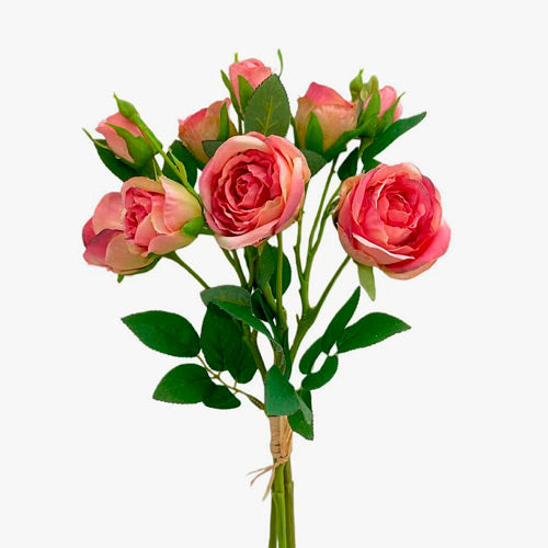 Bouquet Artificial de ROSAS Cor de Rosa A.40cm