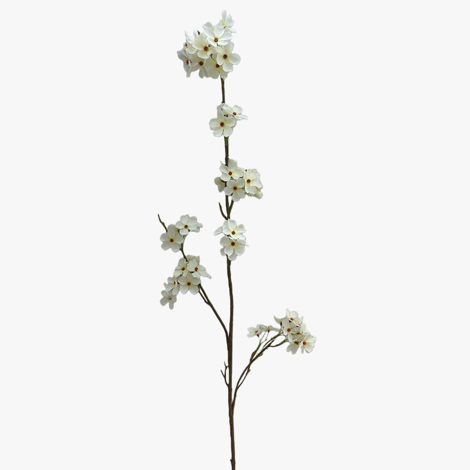 Ramo Artificial de JASMIM Branco A.99cm