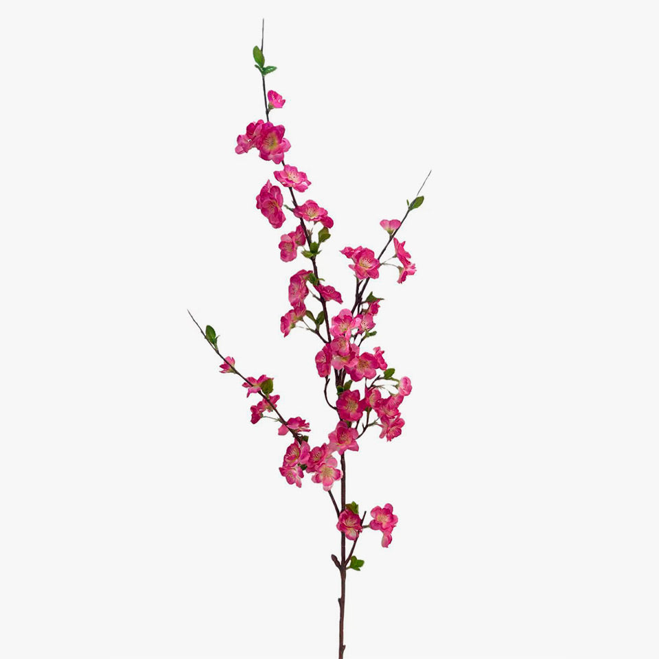 Flor Artificial de CEREJEIRA Rosa A.126cm