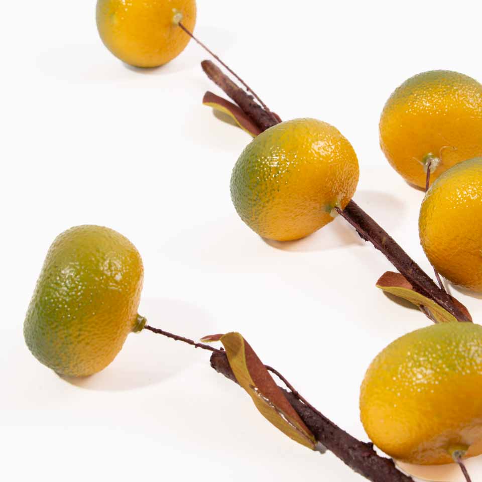 Ramo Artificial Tangerinas A.80cm