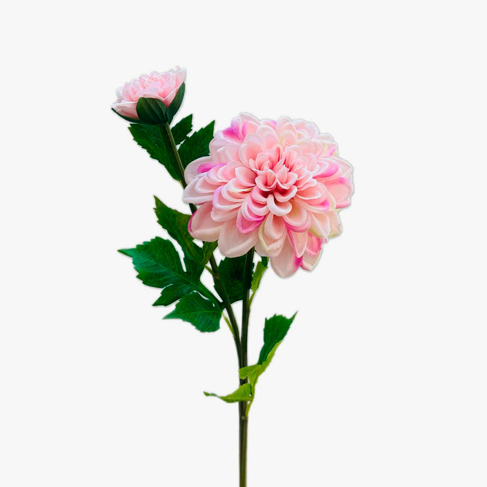 Flor Artificial DÁLIA Rosa A.66cm