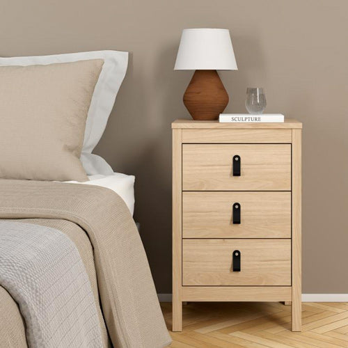 Mesa de Cabeceira MADRID Natural 44x39x70cm