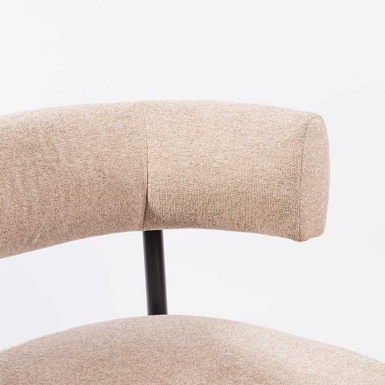 ÉPURE Taupe Armchair 73X66X75cm