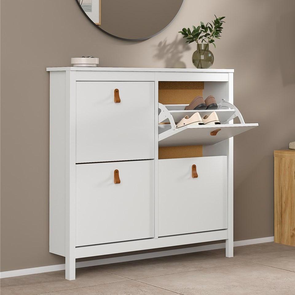 Sapateira MADRID Branca 103x25x103cm
