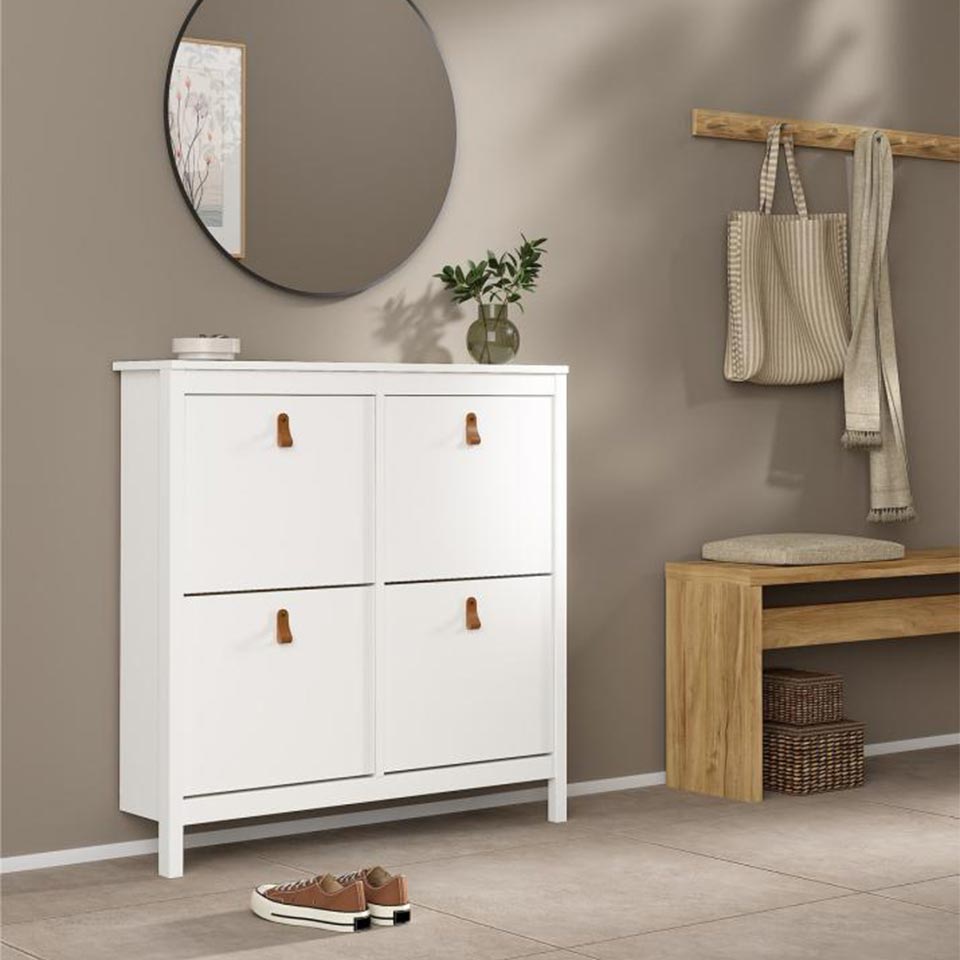 Sapateira MADRID Branca 103x25x103cm