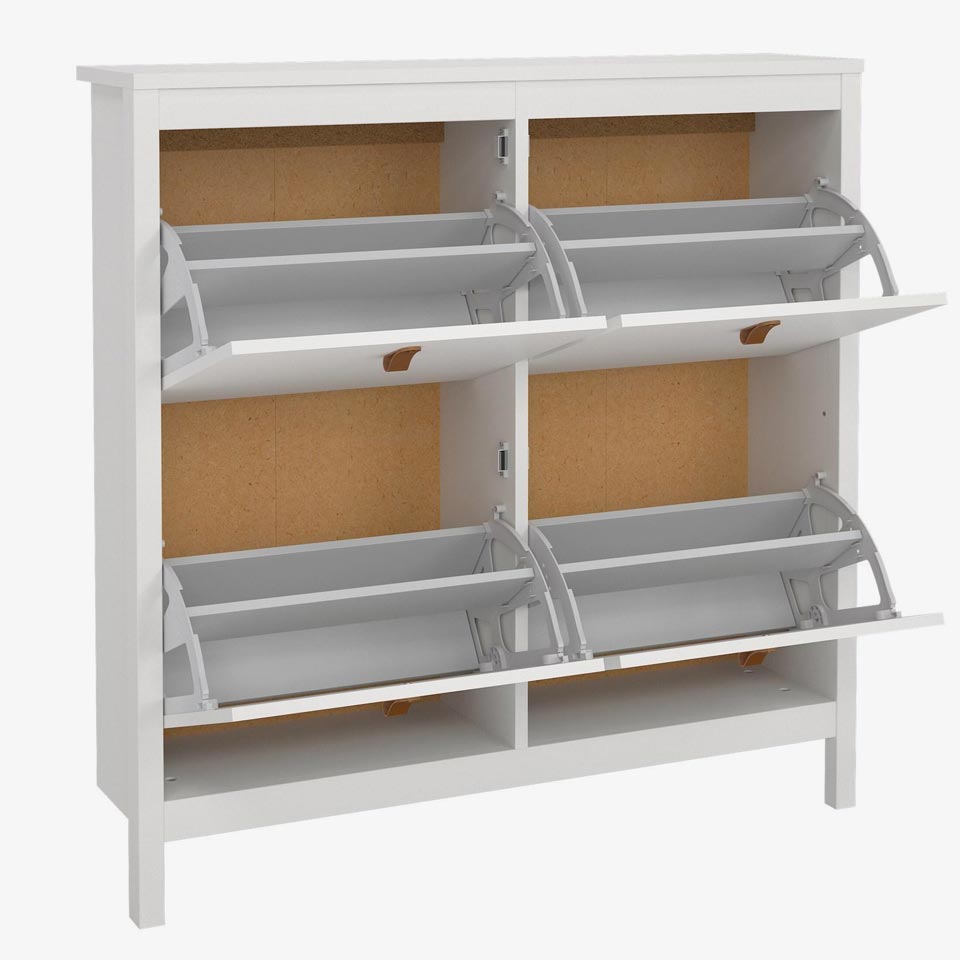 Sapateira MADRID Branca 103x25x103cm
