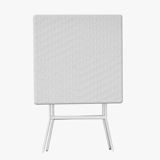 Mesa de Exterior Dobrável LOSANGO SQUARE Branco 61.5x61.5 cm