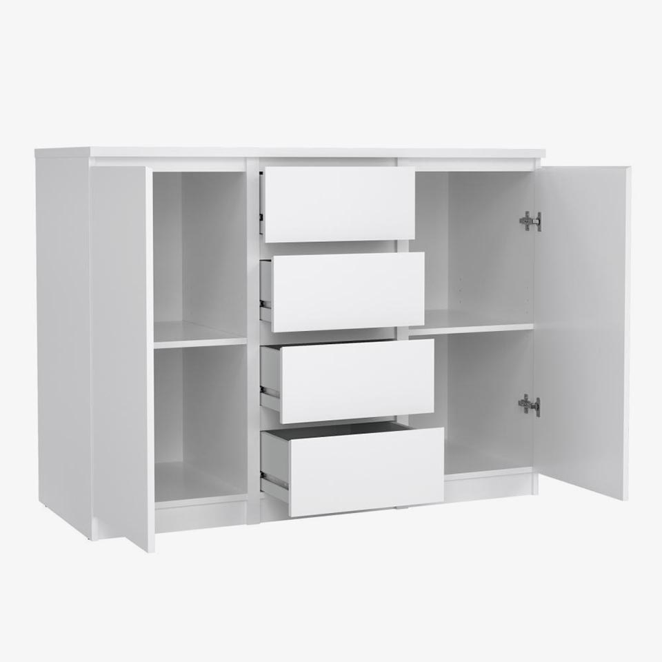 NAIA Sideboard White 120x50x90cm