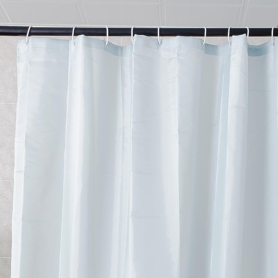 POLY Plain Blue Shower Curtain 180x180cm