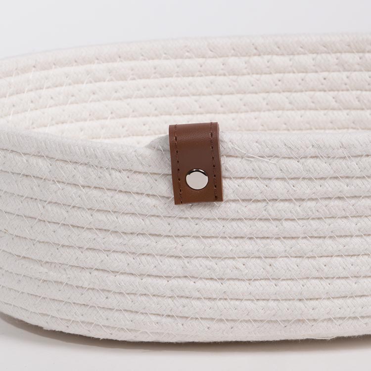 Conjunto de 3 Cestos COTTONI Branco