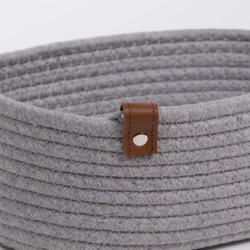 Conjunto de 3 Cestos COTTONI Cinza