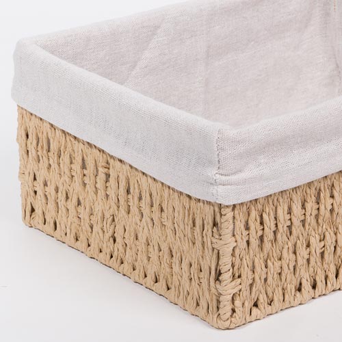 Conjunto de 3 Cestos BASKIA Natural