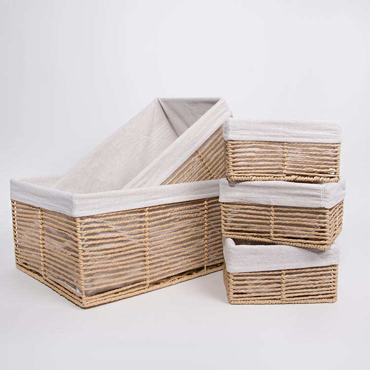Conjunto de 5 Cestos BASKIA Natural