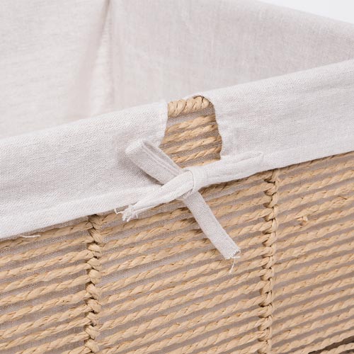 Conjunto de 4 Cestos BASKIA Natural