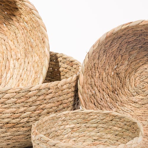 Conjunto de 4 Cestos AVILA Natural