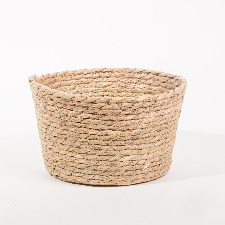 Conjunto de 6 Cestos AVILA Branco e Natural