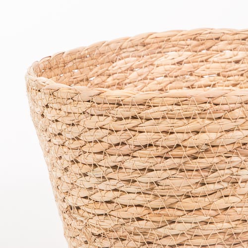 Conjunto de 6 Cestos AVILA Branco e Natural
