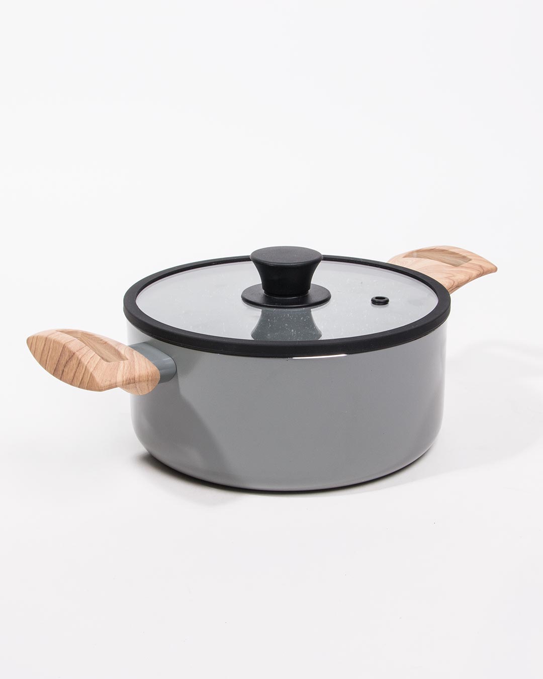 GLASS LID Black Casserole Lid D.20cm