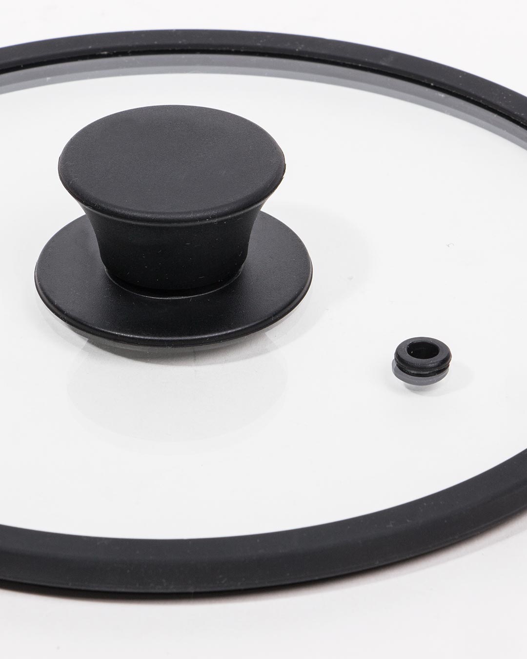 GLASS LID Black Casserole Lid D.20cm
