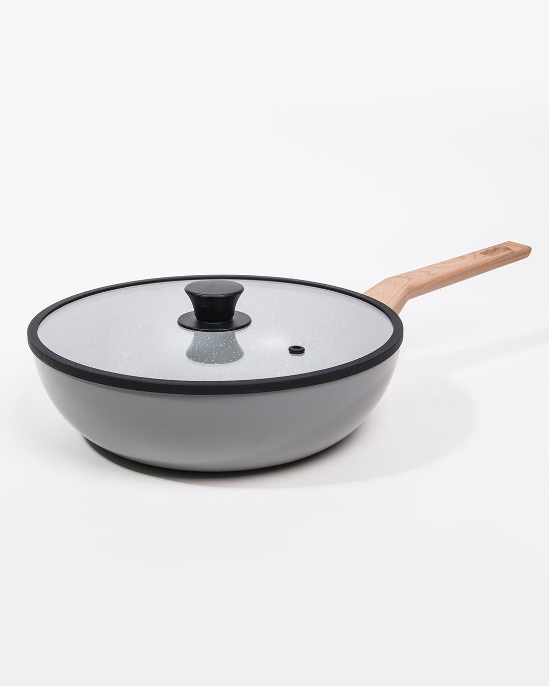 Tampa para Caçarola GLASS LID Preto D.28cm
