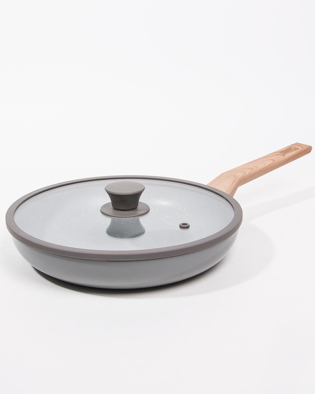 GLASS LID Grey Casserole Lid D.26cm