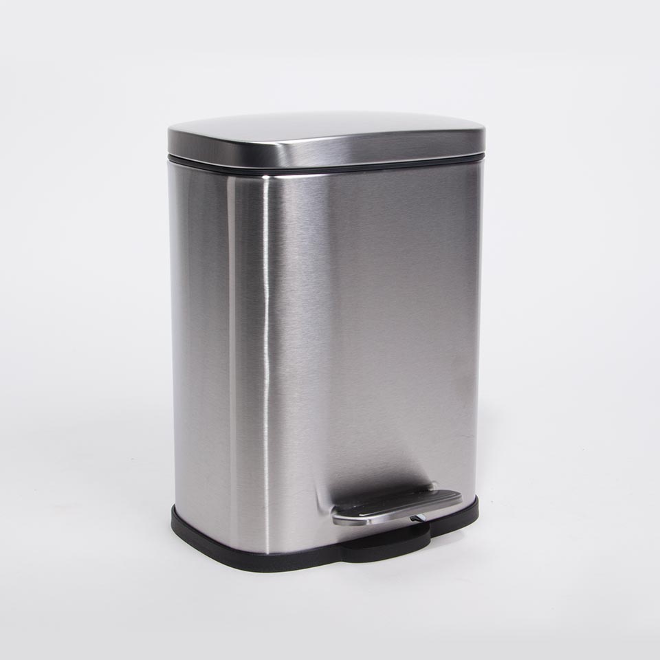 Balde do Lixo NEXA com Pedal Cinza 3L
