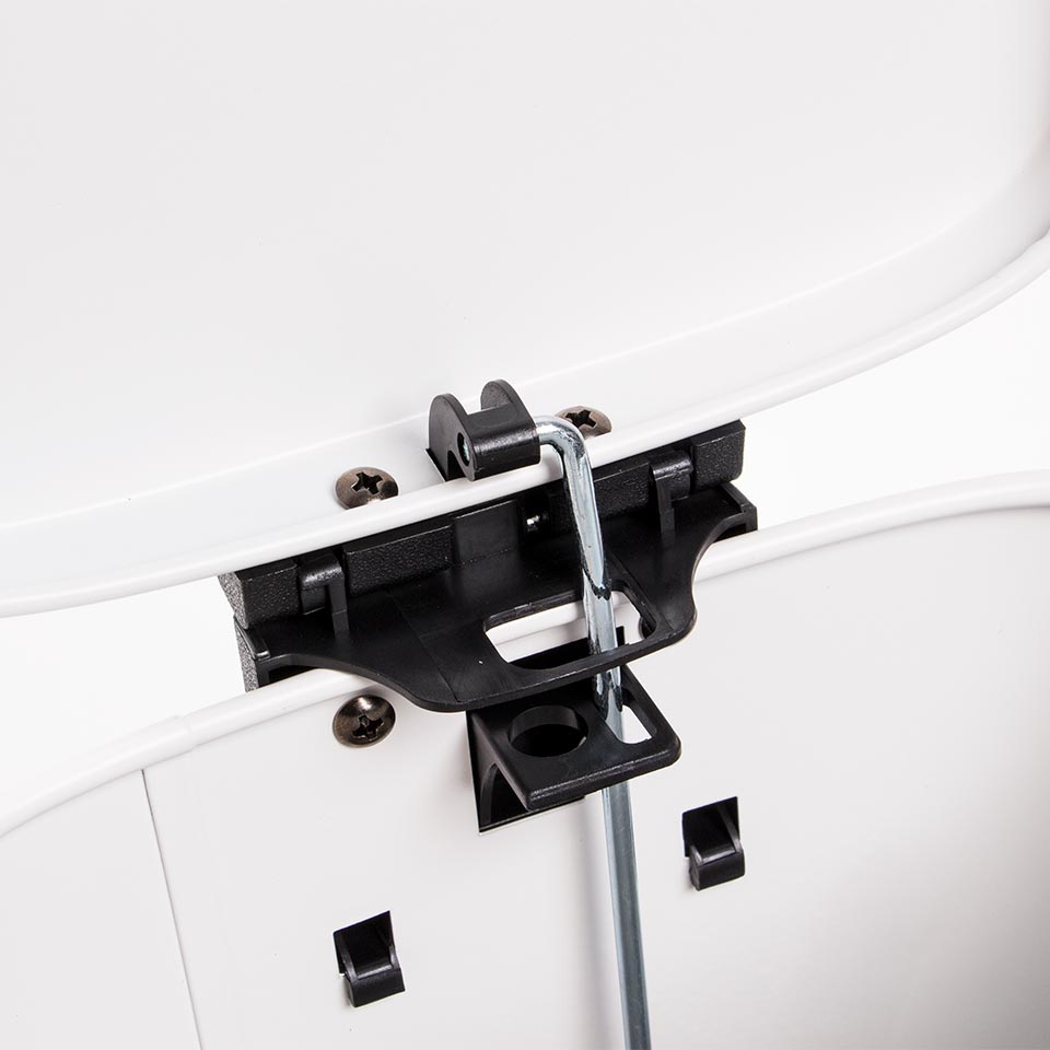 Balde do Lixo NEXA com Pedal Branco 3L