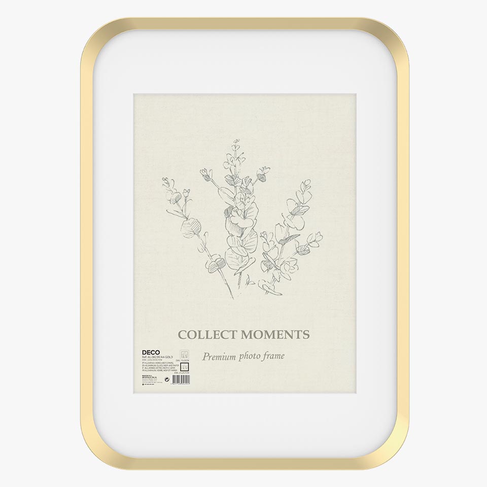 Moldura COLLECT MOMENTS Dourado 15x20cm