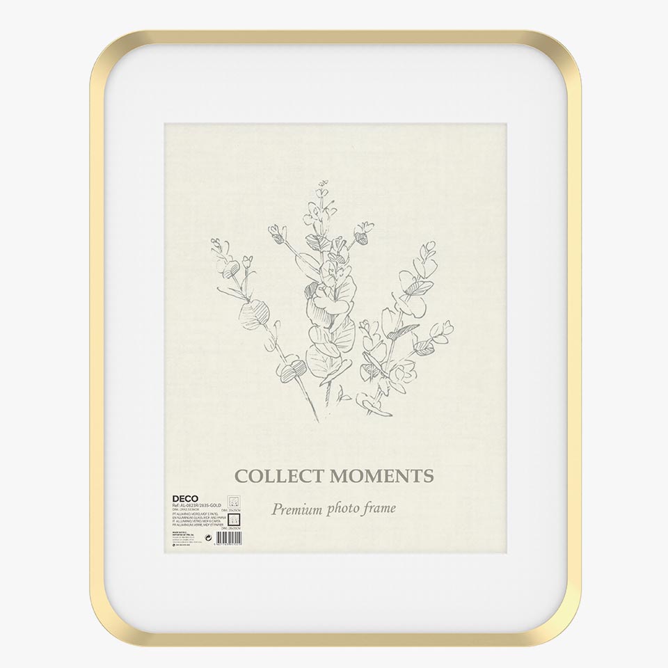 Moldura COLLECT MOMENTS Dourado 20X25cm