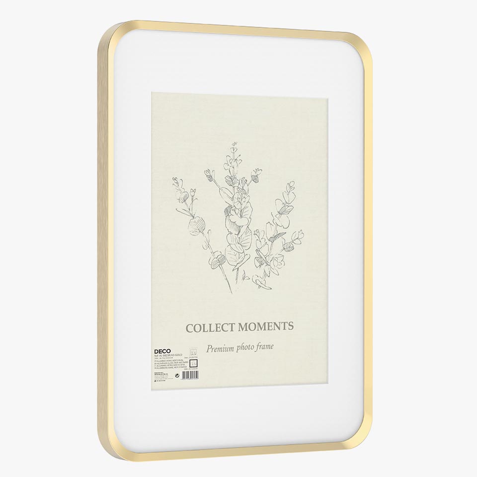 Moldura COLLECT MOMENTS Dourado 21x29.7cm