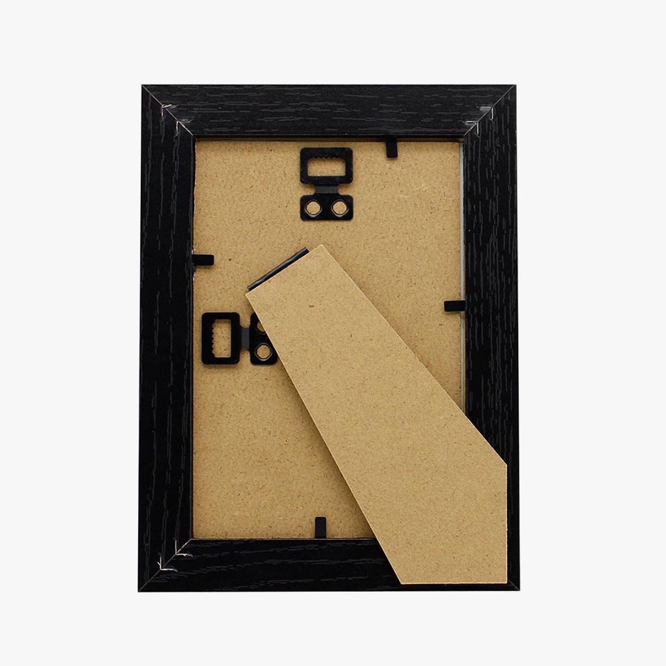 SERENITY Black and Wood Frame 10x15cm