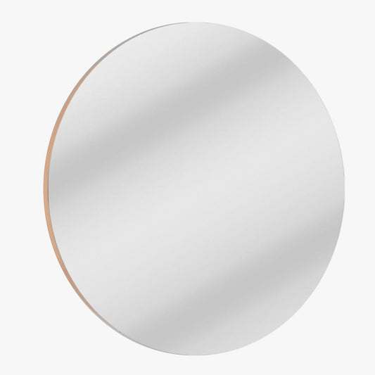 TIMBER Wood Mirror D.100cm