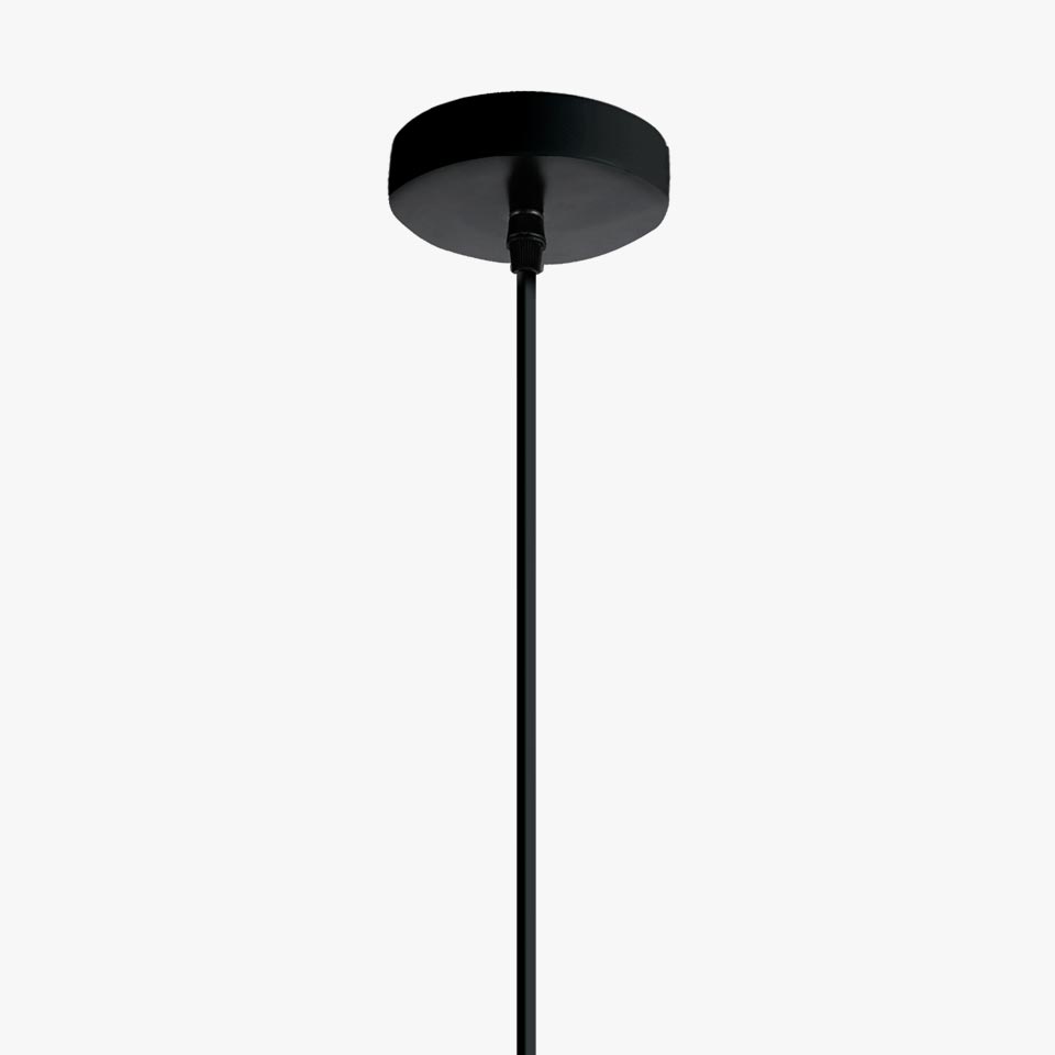 Candeeiro Suspenso PRISMARA Cinza D.18.5x36cm