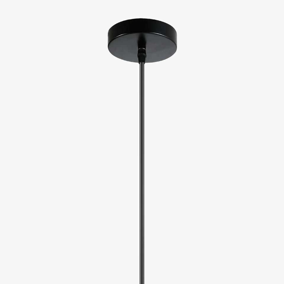 Candeeiro Suspenso NOARA Preto D.36x27cm