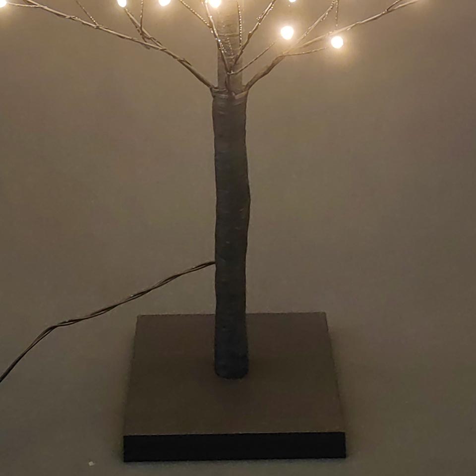 Árvore de Natal MANTY LED Preto A.90cm