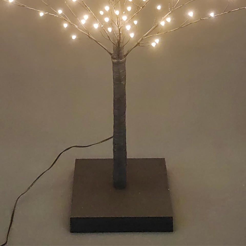 Árvore de Natal MANTY LED Preto A.150cm