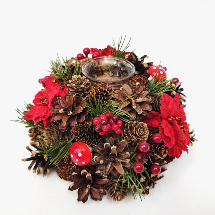 Castiçal de Natal FORESTTALE 22,5x10,5cm
