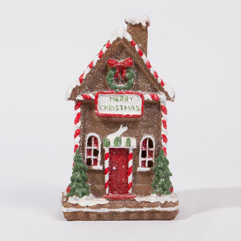 Casinha de Gengibre com Led GINGER HOUSE 12.5x10.5x20.5cm