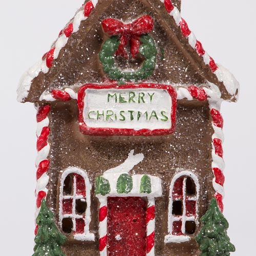 Casinha de Gengibre com Led GINGER HOUSE 12.5x10.5x20.5cm