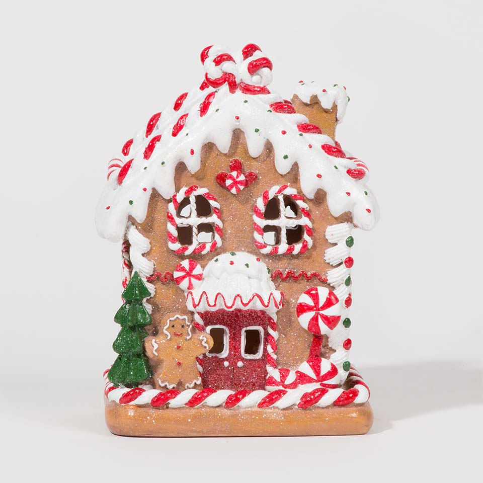Casinha de Gengibre com Led GINGER HOUSE 12.5x9.5x17cm